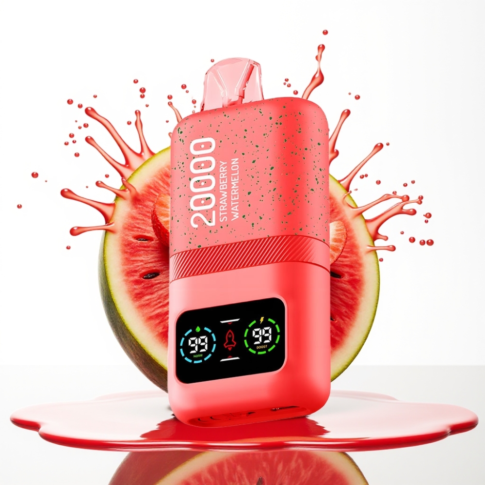 Aivono AIM MAGIC 20000 Puffs 26ml فراولة بطيخ شاحن Type-C شاشة LCD