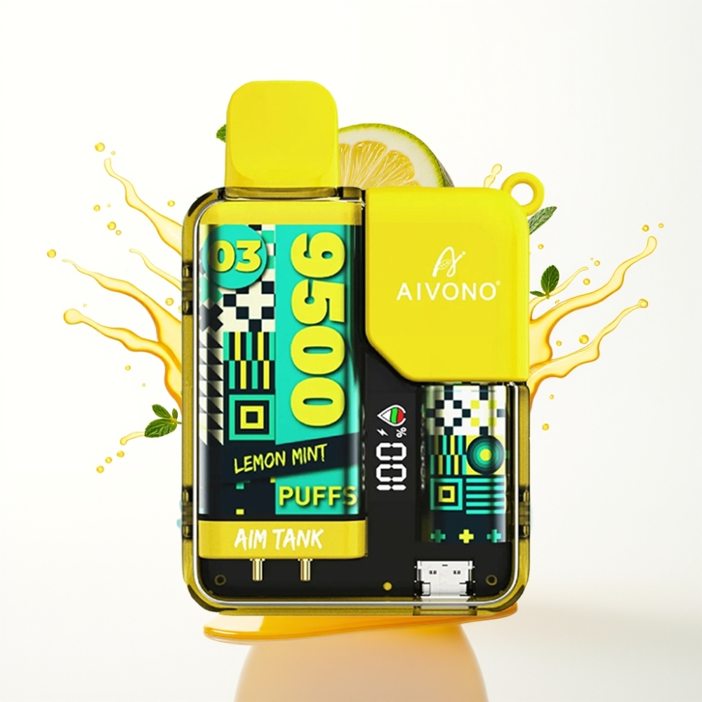 Aivono AIM-TANK 9500 Puffs 18ml ليمون نعناع