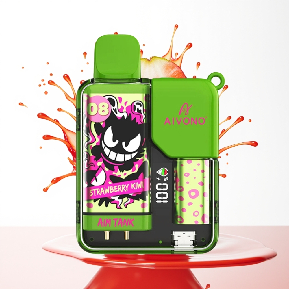 Aivono AIM-TANK 9500 Puffs 18ml فراولة لوي