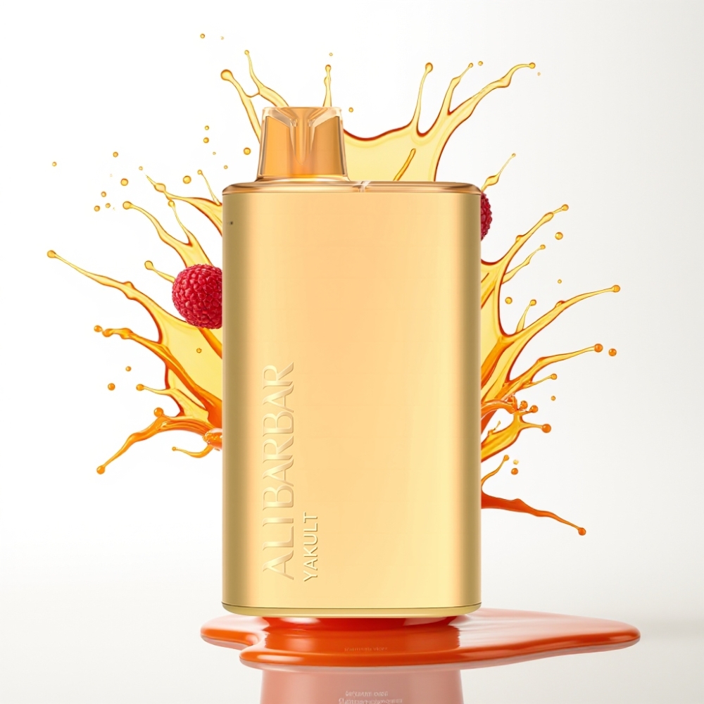 Alibarbar Rich 8000 Puffs سيجارة إلكترونية للاستخدام مرة واحدة Yakult – 20ml سعة السائل، 8000 نفخة، بطارية 2000 مللي أمبير