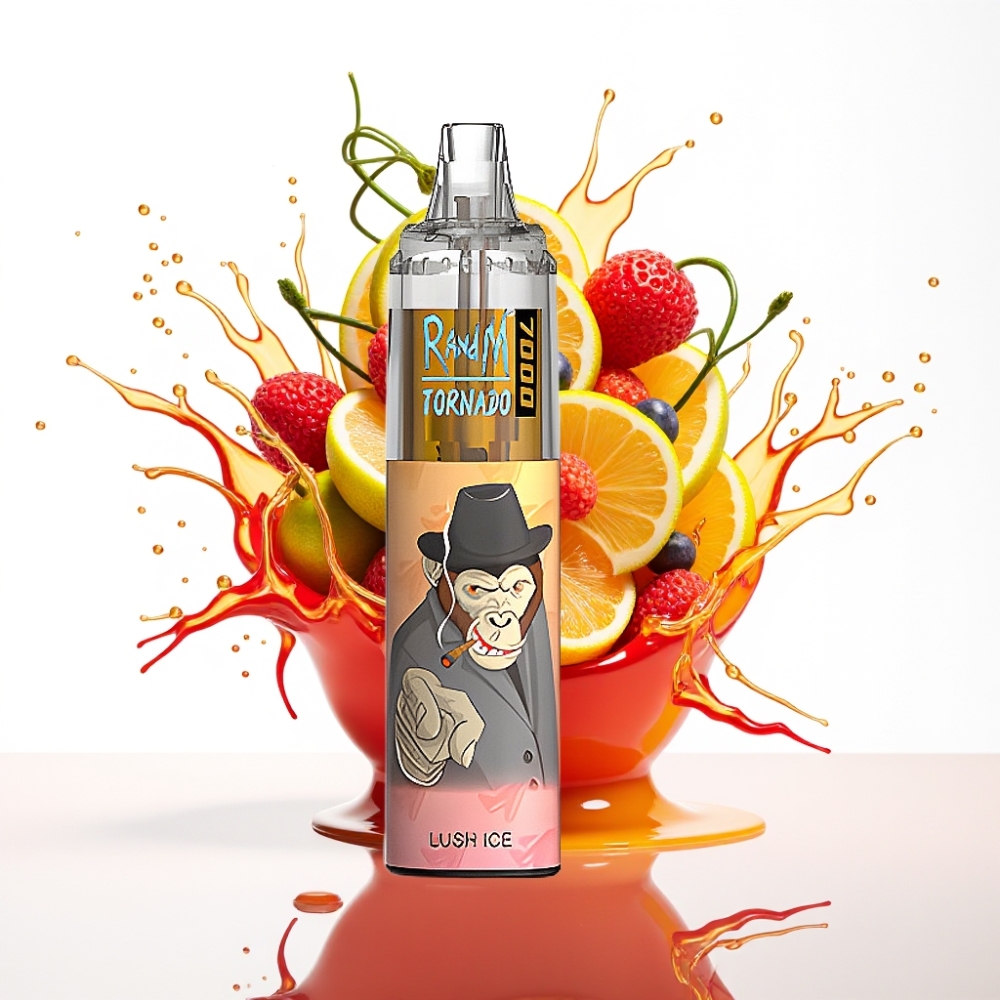 RandM Fumot Tornado 7000 Puffs 14ML 850MAH ملف شبكي هبة الجليد المنعش