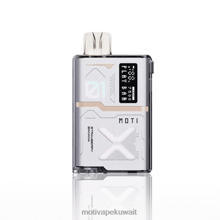 الموز بالفراولة MOTI Play Bar 7500 سيجارة للاستعمال مرة واحدة (5%، 7500 نفسة) Moti vape amazon - P620H55