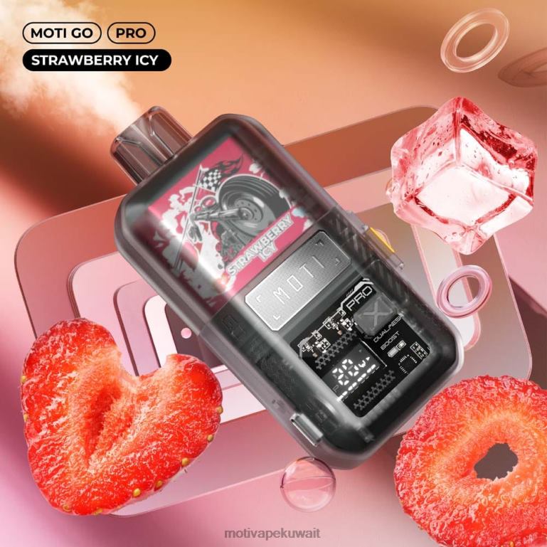 الفراولة الجليدية MOTI Go Pro الفيب القابل للتصرف (5%، 12000 نفسة) Moti Kuwait - P620H22